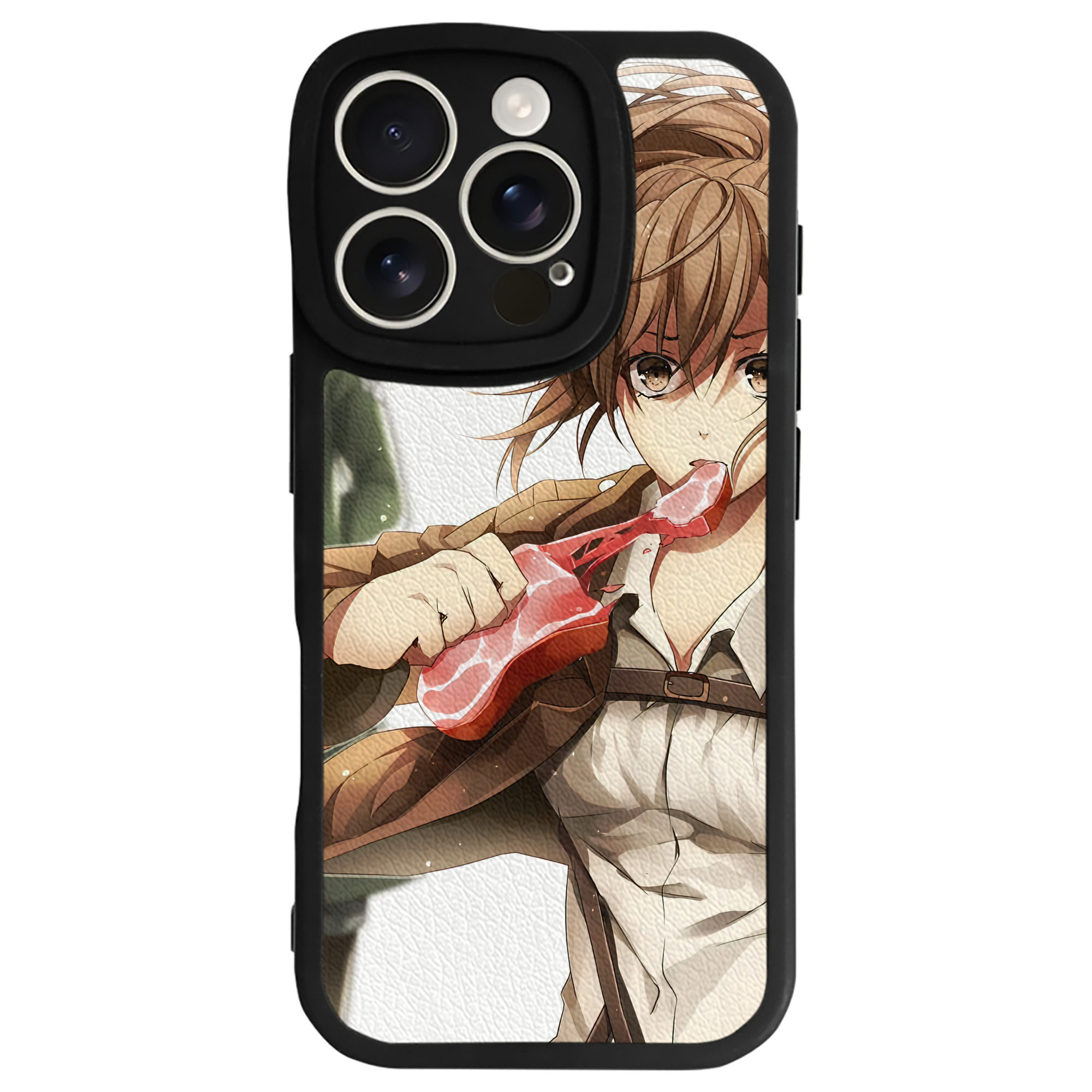 （画像用） 進撃の巨人 Attack on Titan 【iPhone 16シリーズ対応】シリコンスマホケース（レザー調） 材質：シリコン